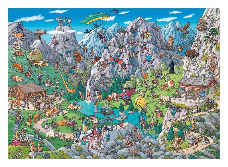 Heye Alpine Fun 1000 Piece Birgit Tanck Jigsaw Puzzle - Image 1